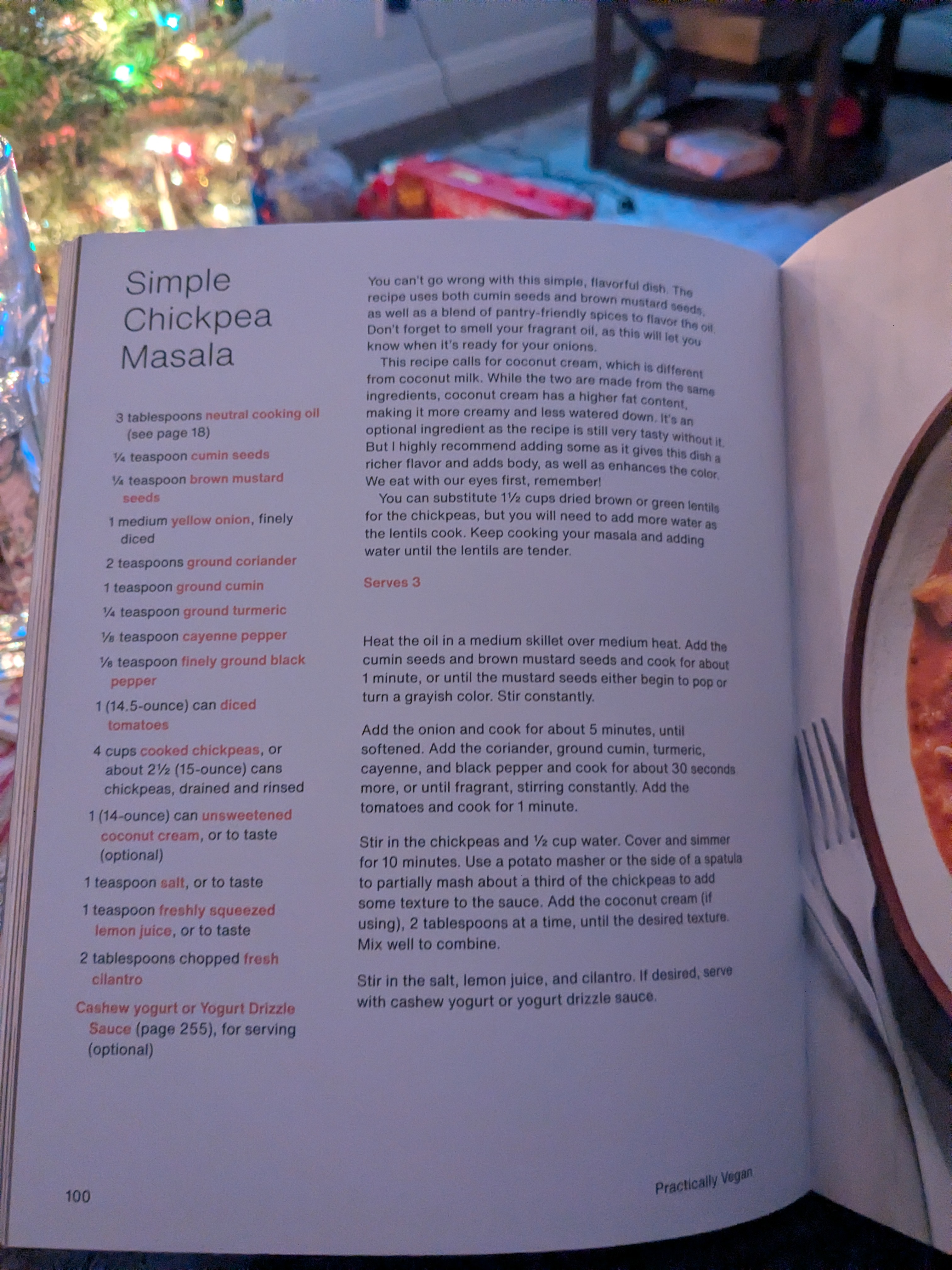 Simple Chickpea Masala